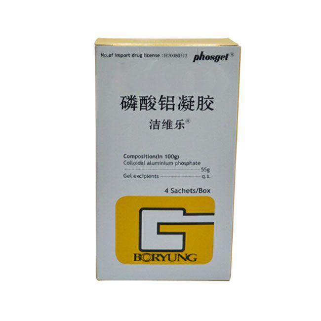【洁维乐】磷酸铝凝胶-Boryung Pharmaceutical Co., Ltd.（韩国）
