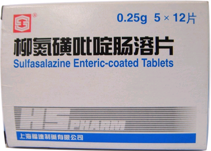 【福达】Z柳氮磺吡啶肠溶片(肠溶薄膜衣片)-上海福达制药
